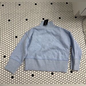 NWT Oliver O powderBlue Women's high neck Sweater size medium